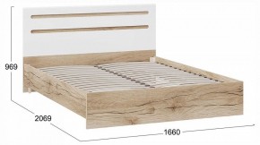 Кровать двуспальная Фьюжн ТД-260.01.03 в Советском - sovetskiy.ok-mebel.com | фото 3
