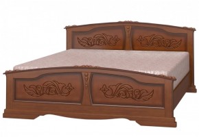 ЕЛЕНА Кровать из массива 1200 (Орех) в Советском - sovetskiy.ok-mebel.com | фото