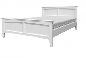 ГРАЦИЯ-4 Кровать из массива 1600 (Белый античный) в Советском - sovetskiy.ok-mebel.com | фото