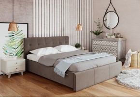 Кровать Изабелла с латами Newtone cacao 1600x2000 в Советском - sovetskiy.ok-mebel.com | фото 2