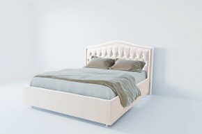 Кровать Калининград с ПМ 800 (экокожа белая) в Советском - sovetskiy.ok-mebel.com | фото 2