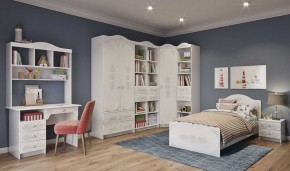 KI-KI КРД900.1 Кровать 900 (белый/белое дерево) в Советском - sovetskiy.ok-mebel.com | фото 2