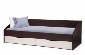 Кровать одинарная "Фея - 3" симметричная New (2000Х900) венге/вудлайн кремовый в Советском - sovetskiy.ok-mebel.com | фото 1