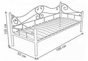 Кровать односпальная Венеция в Советском - sovetskiy.ok-mebel.com | фото 3