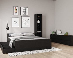Кровать ОРИОН двухспальная с ортопедическим основанием 160х200, цвет Дуб Венге в Советском - sovetskiy.ok-mebel.com | фото 3
