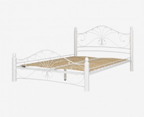 Кровать "Фортуна 1" КМД 2.01 Белая (1600*2000) (ножки-белые) с коваными элементами в Советском - sovetskiy.ok-mebel.com | фото 2