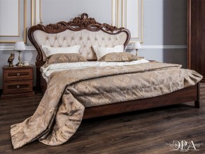 Кровать с мягким изголовьем Афина 1600 (караваджо) в Советском - sovetskiy.ok-mebel.com | фото