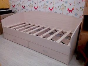 Кровать Соло-софа 1 с ящиками в Советском - sovetskiy.ok-mebel.com | фото 2