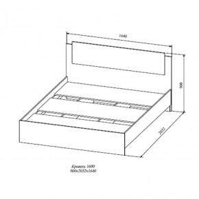 СОФИ СКР1600.1 Кровать 1600 в Советском - sovetskiy.ok-mebel.com | фото 2