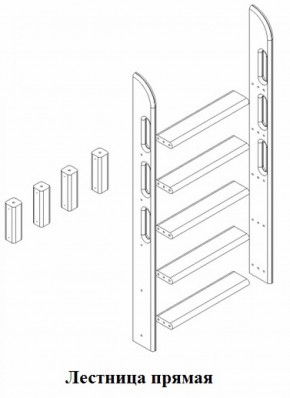 Кровать Сонечка 2-х ярусная (модульная) в Советском - sovetskiy.ok-mebel.com | фото 12