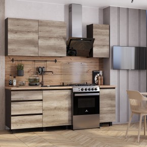Кухня Энигма 1.6 м (венге/дуб каньон) в Советском - sovetskiy.ok-mebel.com | фото