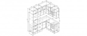 Кухня угловая Элеганция 2200*1700 (Стол. 38мм) в Советском - sovetskiy.ok-mebel.com | фото 2