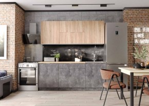 Кухонный гарнитур Асти-дуб сонома 1,8 в Советском - sovetskiy.ok-mebel.com | фото