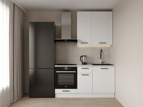 Кухонный гарнитур Белый Глянец 1600 h950 (Стол. 38мм) в Советском - sovetskiy.ok-mebel.com | фото