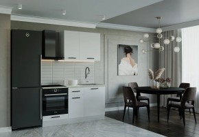Кухонный гарнитур Белый Глянец 1600 (Стол. 26мм) в Советском - sovetskiy.ok-mebel.com | фото