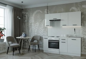 Кухонный гарнитур Белый Глянец 1800 (Стол. 38мм) в Советском - sovetskiy.ok-mebel.com | фото