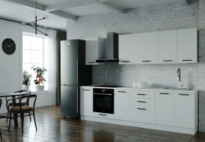 Кухонный гарнитур Белый Глянец 2800 (Стол. 38мм) в Советском - sovetskiy.ok-mebel.com | фото