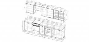 Кухонный гарнитур Белый Глянец 3000 (Стол. 38мм) в Советском - sovetskiy.ok-mebel.com | фото 2
