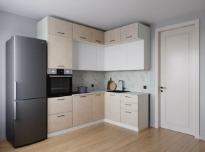 Кухонный гарнитур Демо 2200*1700 (Стол. 38мм) в Советском - sovetskiy.ok-mebel.com | фото
