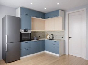 Кухонный гарнитур Фьюжн 2200*1700 (Стол. 26мм) в Советском - sovetskiy.ok-mebel.com | фото