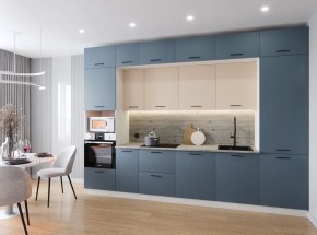 Кухонный гарнитур Фьюжн 3400 (Стол. 38мм) в Советском - sovetskiy.ok-mebel.com | фото