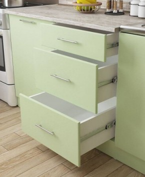 Кухонный гарнитур Флоренс Грин (2000) в Советском - sovetskiy.ok-mebel.com | фото 2