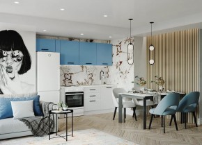 Кухонный гарнитур Капри 2550 (Стол. 26мм) в Советском - sovetskiy.ok-mebel.com | фото