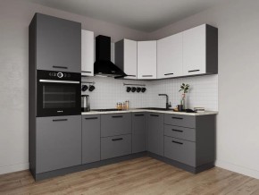 Кухонный гарнитур Меренга 2400*1600 (Стол. 26мм) в Советском - sovetskiy.ok-mebel.com | фото