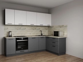Кухонный гарнитур Меренга 2600*1600 (Стол. 38мм) в Советском - sovetskiy.ok-mebel.com | фото
