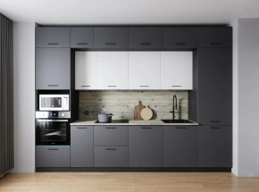 Кухонный гарнитур Меренга 3400 (Стол. 38мм) в Советском - sovetskiy.ok-mebel.com | фото