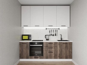 Кухонный гарнитур Старое Дерево 2200 h950 (Стол. 26мм) в Советском - sovetskiy.ok-mebel.com | фото