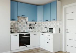Кухонный гарнитур угловой Капри 2200х1600 h950 (Стол. 26мм) в Советском - sovetskiy.ok-mebel.com | фото