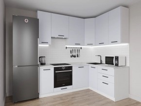 Кухонный гарнитур угловой Смоки 2200*1600 h950 (Стол. 26мм) в Советском - sovetskiy.ok-mebel.com | фото