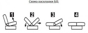ЛАУРА ЛЮКС Диван Лаура Люкс БД+2подушки в Советском - sovetskiy.ok-mebel.com | фото 7