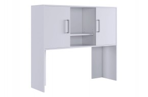 ЛАЙТ 2 Надстройка стола компьютерного (1200) белый в Советском - sovetskiy.ok-mebel.com | фото