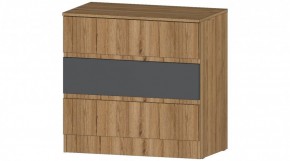ЛЕНОРА Комод 3 ящика (графит) в Советском - sovetskiy.ok-mebel.com | фото
