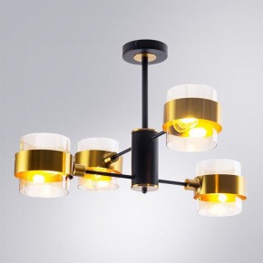 Люстра на штанге Arte Lamp Carlo A8205SP-4BK в Советском - sovetskiy.ok-mebel.com | фото 2