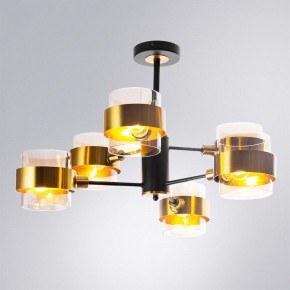 Люстра на штанге Arte Lamp Carlo A8205SP-6BK в Советском - sovetskiy.ok-mebel.com | фото 2