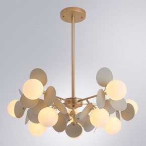Люстра на штанге Arte Lamp Peacock A1369SP-10GY в Советском - sovetskiy.ok-mebel.com | фото 2