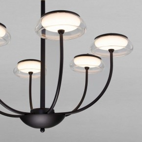 Люстра на штанге Eurosvet Fungo 50388 LED черный в Советском - sovetskiy.ok-mebel.com | фото 5
