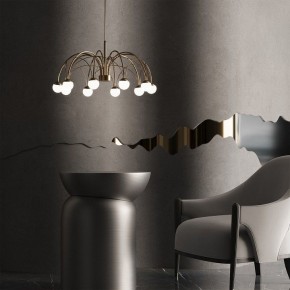 Люстра на штанге Eurosvet Ragno 90030/10 LED золото в Советском - sovetskiy.ok-mebel.com | фото 6