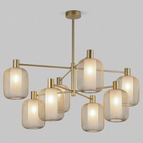 Люстра на штанге Eurosvet Voile 30192/8 золото в Советском - sovetskiy.ok-mebel.com | фото