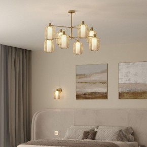 Люстра на штанге Eurosvet Voile 30192/8 золото в Советском - sovetskiy.ok-mebel.com | фото 3