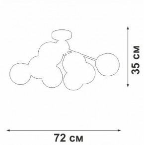 Люстра на штанге Vitaluce V3772 V3772-8/8PL в Советском - sovetskiy.ok-mebel.com | фото 4