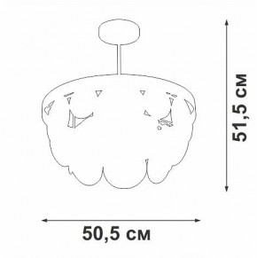 Люстра на штанге Vitaluce V5882 V5882-8/6PL в Советском - sovetskiy.ok-mebel.com | фото 4