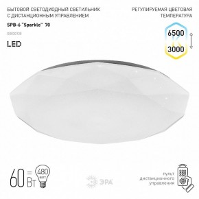 Накладной светильник Эра Классик SPB-6-70-RC Sparkle в Советском - sovetskiy.ok-mebel.com | фото 2