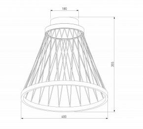 Накладной светильник Eurosvet Cesta 40018/1 LED коричневый в Советском - sovetskiy.ok-mebel.com | фото 4
