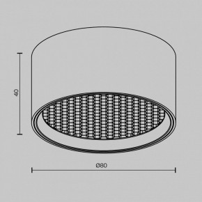 Накладной светильник Maytoni Glare C122CL-L7-3K-W в Советском - sovetskiy.ok-mebel.com | фото 6