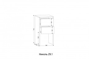 НИКОЛЬ 25 Шкаф 5-ти створчатый в Советском - sovetskiy.ok-mebel.com | фото 7
