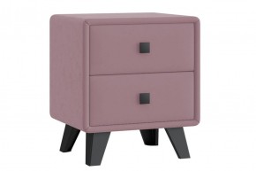 НИКОЛЬ Тумба узкая 2 ящика (розовый) в Советском - sovetskiy.ok-mebel.com | фото